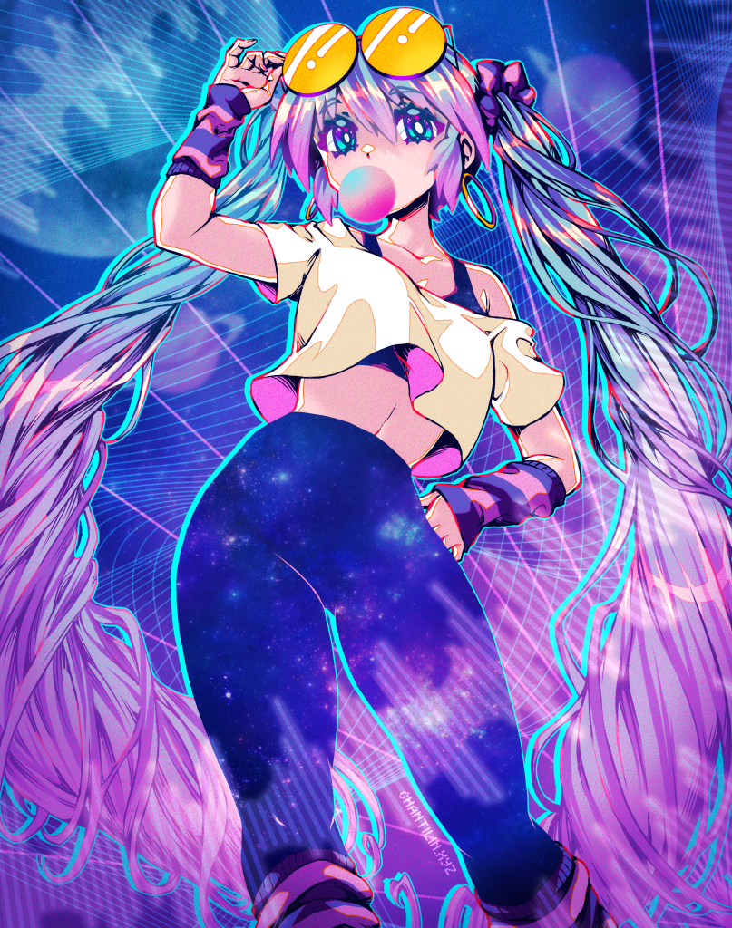 hatsune miku (vocaloid) drawn by chanti_(chantilin)