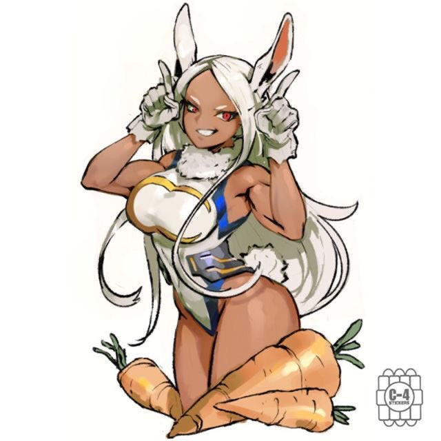 mirko (boku no hero academia) drawn by edwin_huang