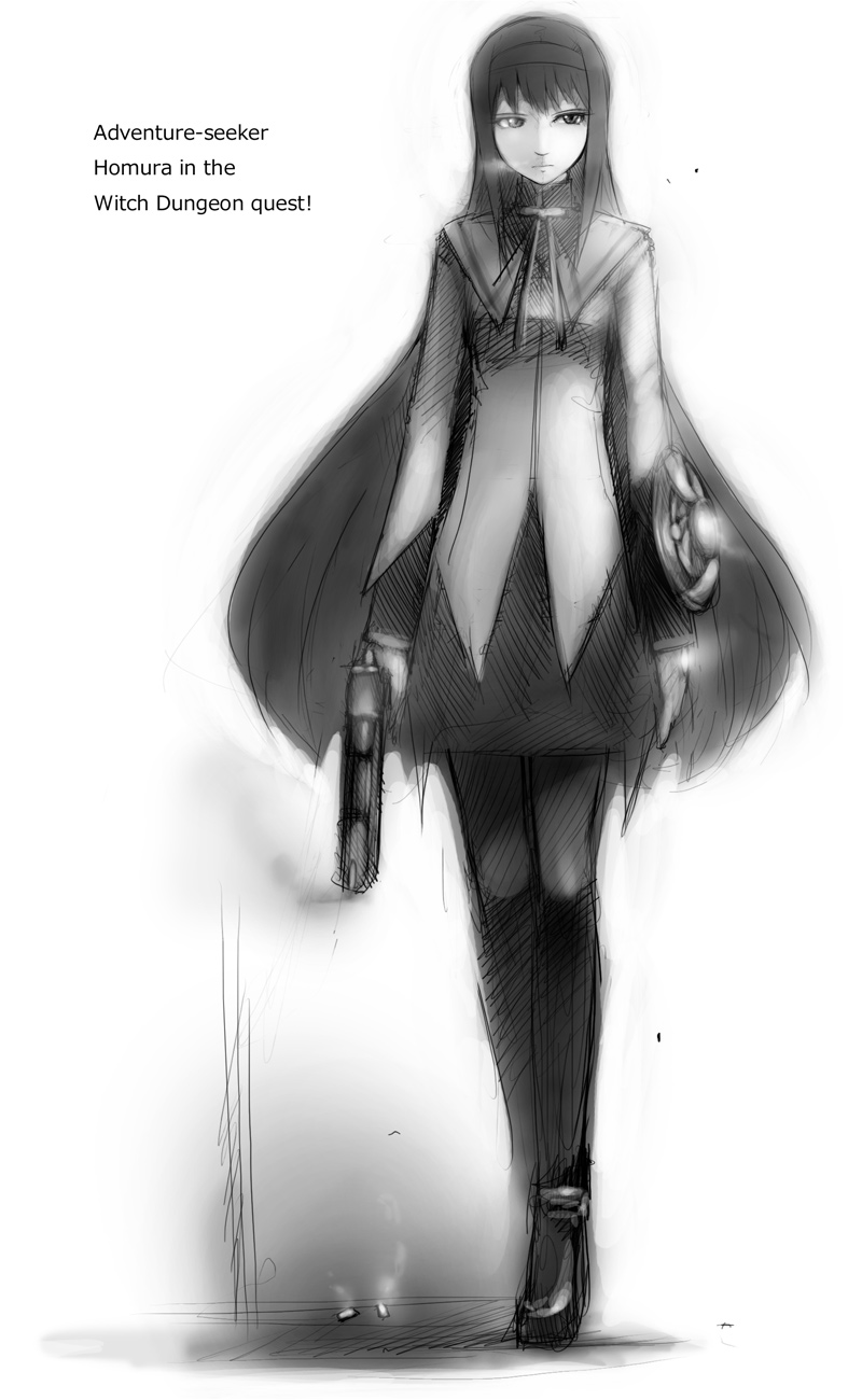 akemi homura (mahou shoujo madoka magica and 1 more) drawn by abubu
