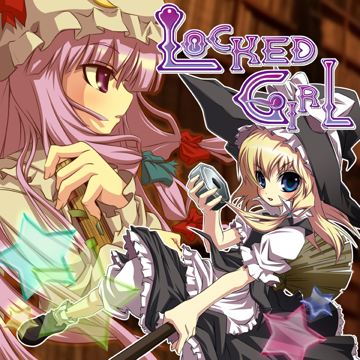 kirisame marisa and patchouli knowledge (touhou) drawn by noya_makoto