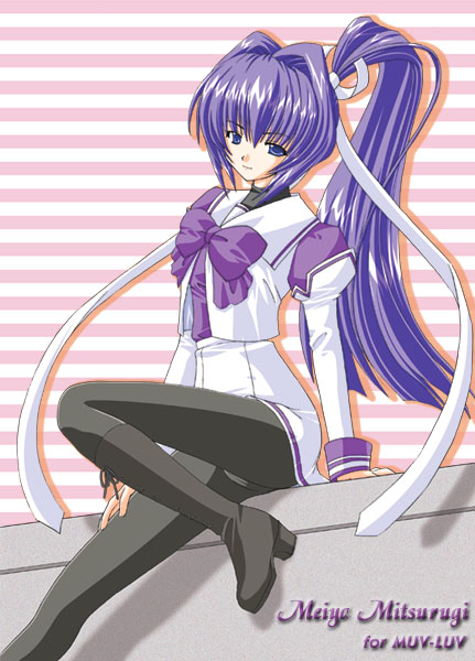mitsurugi meiya (muv-luv) drawn by alto_seneka and rusty_soul