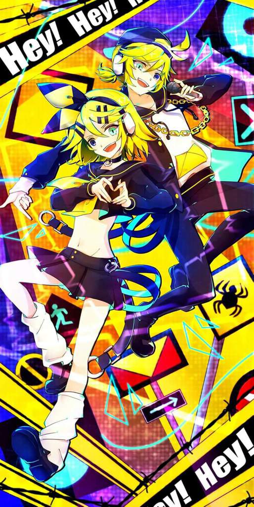 kagamine rin and kagamine len (vocaloid and 1 more) drawn by eend3282