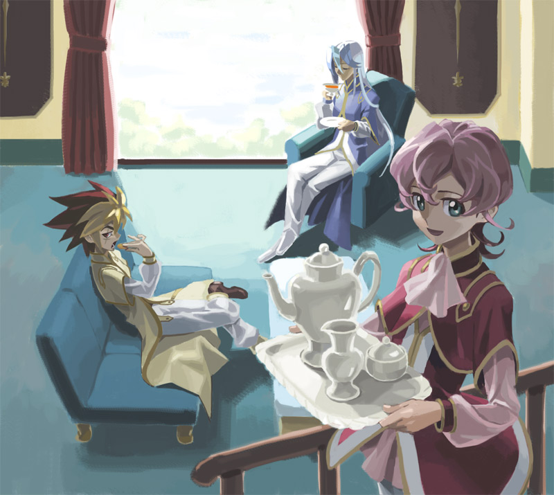 iv, iii, and v (yu-gi-oh! and 1 more) drawn by nami_(namiko)