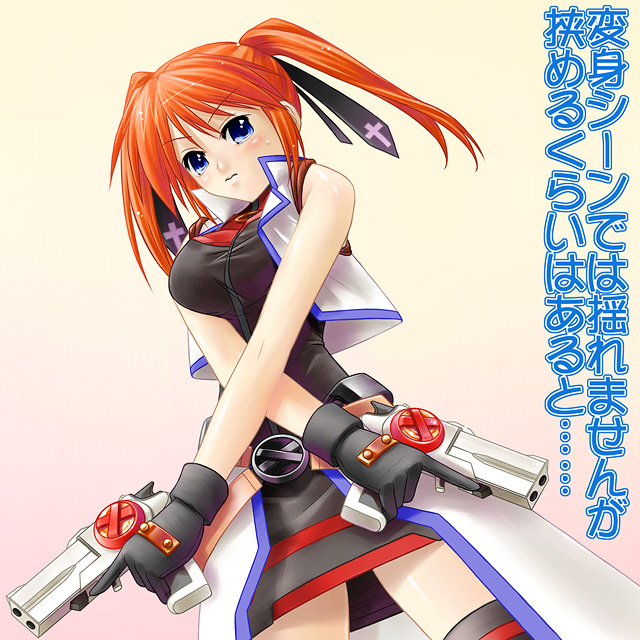 teana lanster and cross mirage (lyrical nanoha and 1 more) drawn by ayato