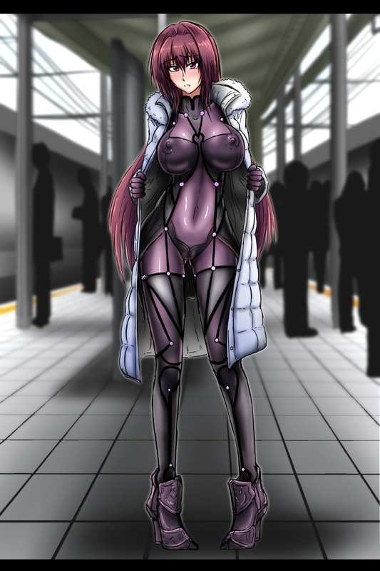 scathach (fate and 1 more) drawn by tasuro_kuzuha
