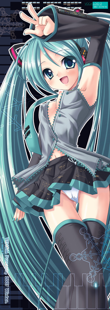 hatsune miku (vocaloid) drawn by alto_seneka and rusty_soul