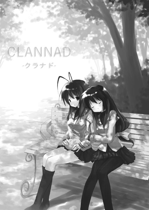 furukawa nagisa and ibuki fuuko (clannad) drawn by ritsuki