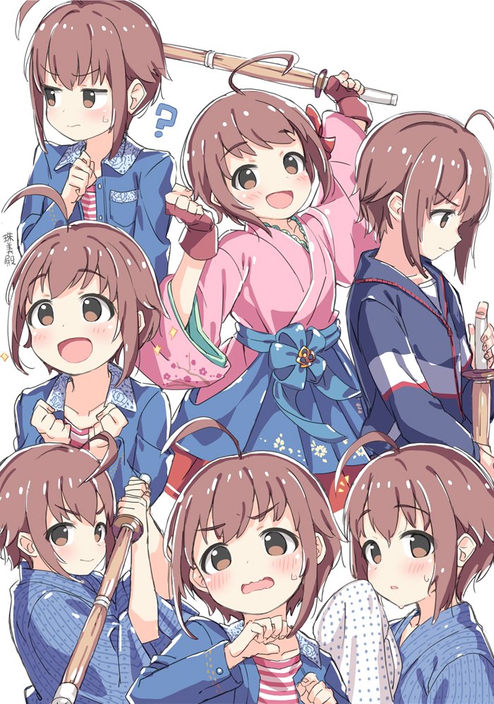 wakiyama tamami (idolmaster and 1 more) drawn by kuresuku_(lessons)