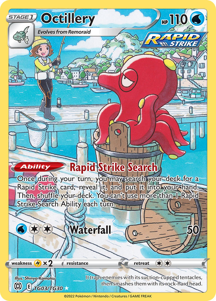 remoraid, octillery, and fisher (pokemon and 2 more) drawn by komatsu_shinya