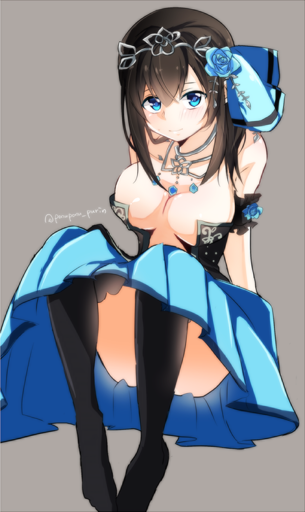 sagisawa fumika (idolmaster and 2 more) drawn by ponujiri