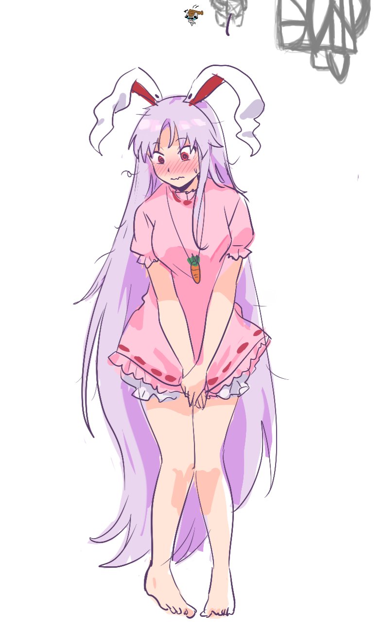 reisen udongein inaba and inaba tewi (touhou) drawn by himuhino