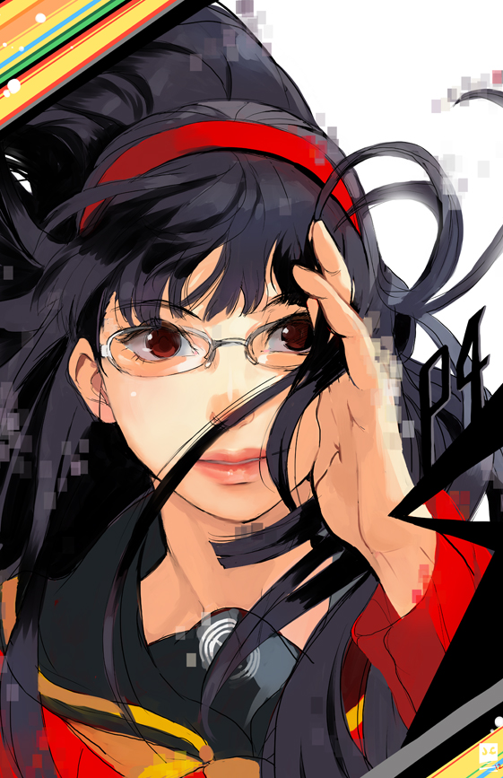 amagi yukiko (persona and 1 more) drawn by overlord_jc