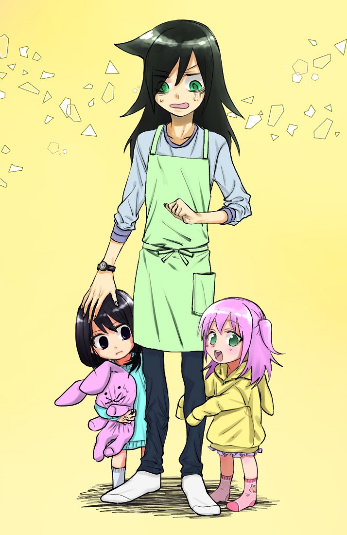 kuroki tomoko, tamura yuri, and nemoto hina (watashi ga motenai no wa dou kangaetemo omaera ga warui!) drawn by meronpan_saikyo