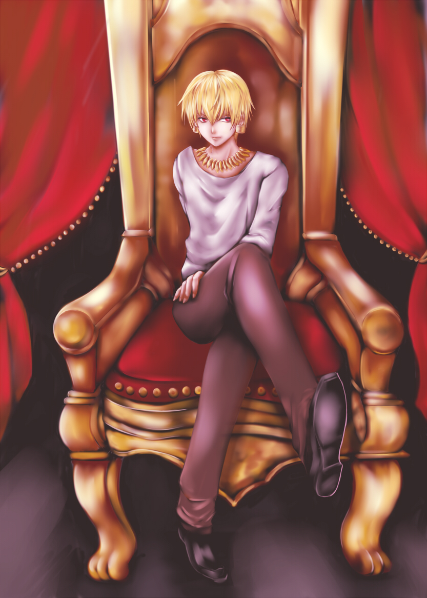 gilgamesh (fate and 2 more) drawn by naomi8136