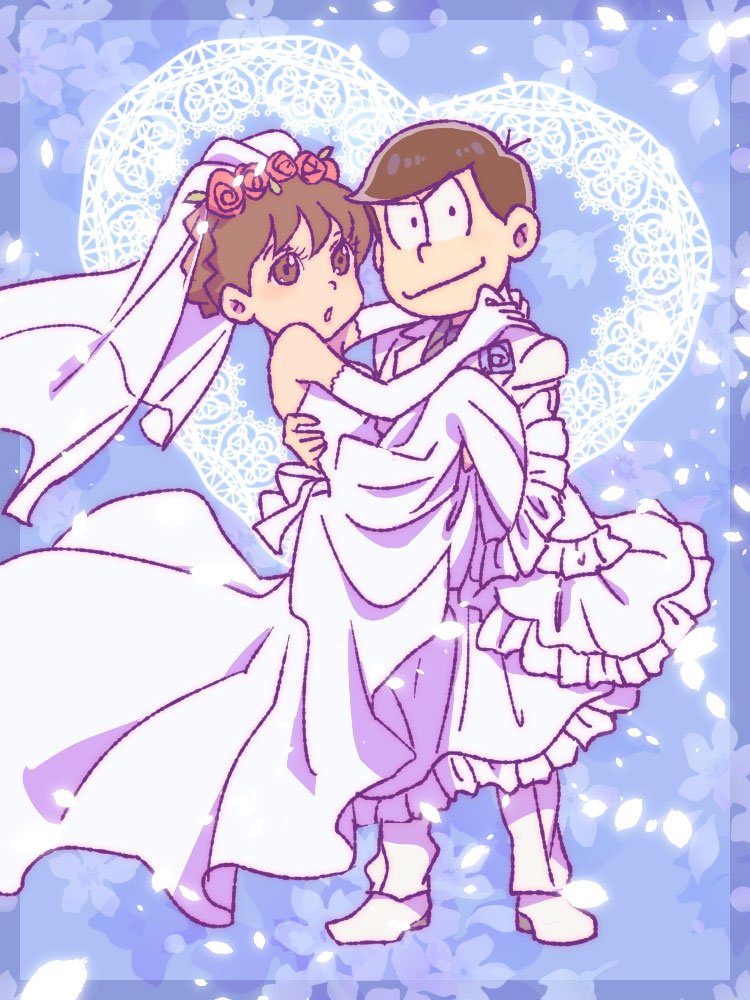 matsuno karamatsu and yowai totoko (osomatsu and 1 more) drawn by null2deoru