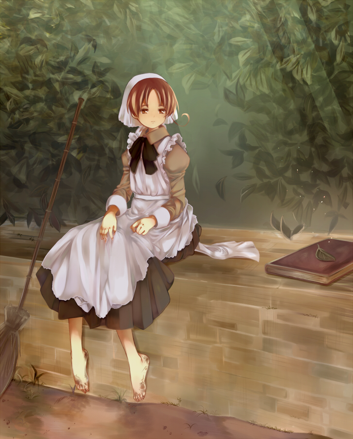 northern italy and chibitalia (axis powers hetalia) drawn by shiranabe