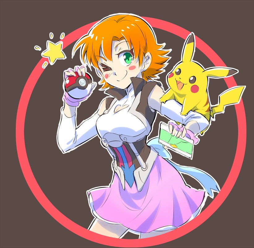 pikachu and nora valkyrie (pokemon and 2 more) drawn by iesupa