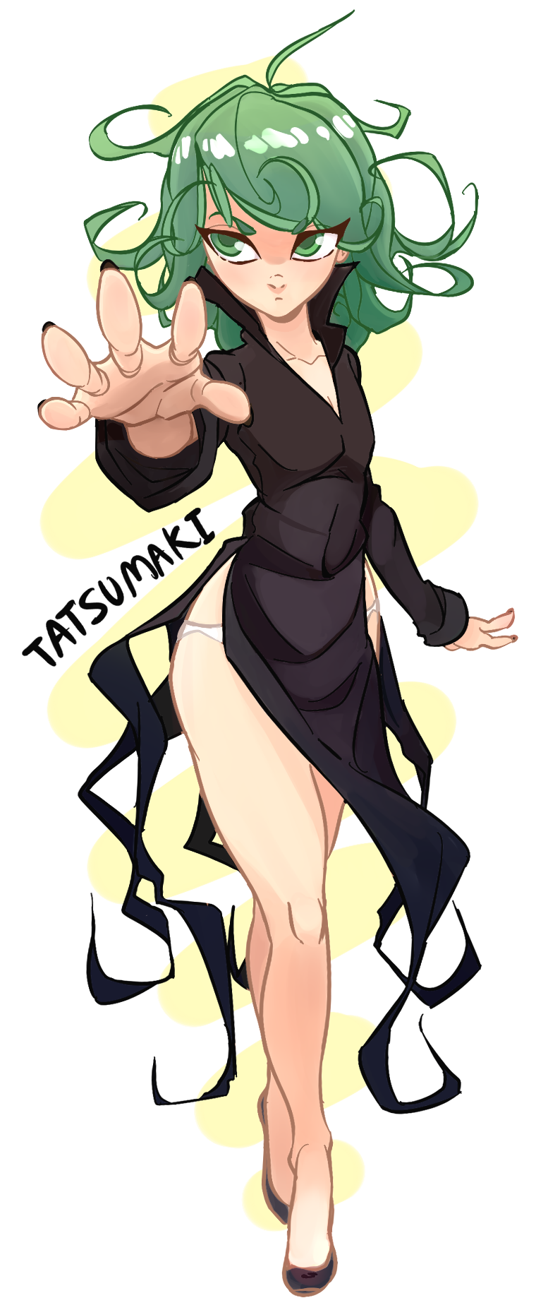 tatsumaki (one-punch man) drawn by nachonachoz