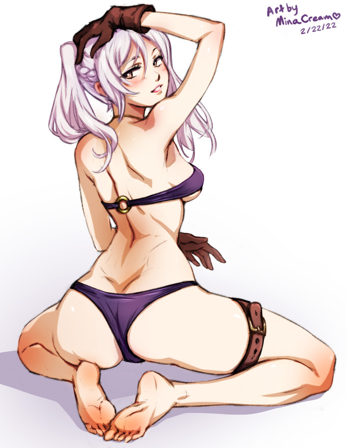 female robin (fire emblem and 2 more) drawn by mina_cream