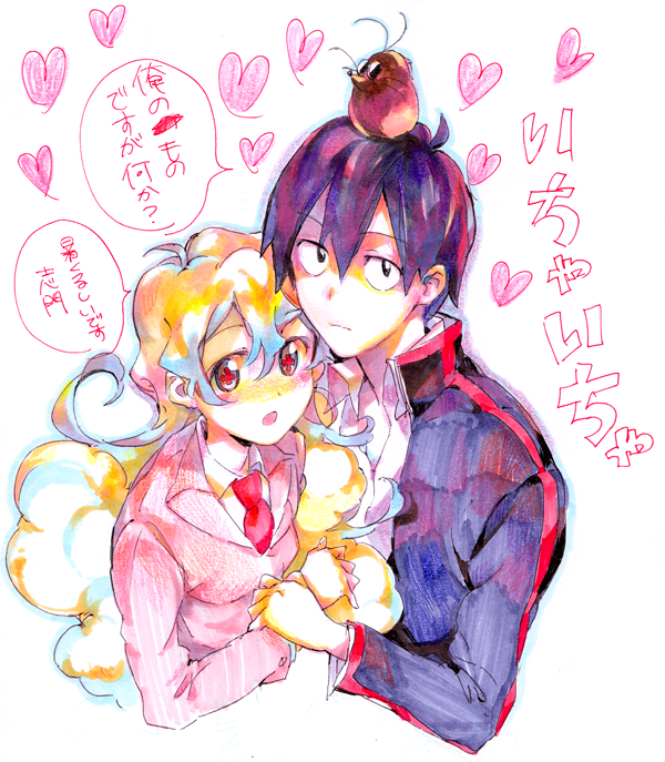 nia teppelin, simon, and boota (tengen toppa gurren lagann) drawn by awa_(awaawa)