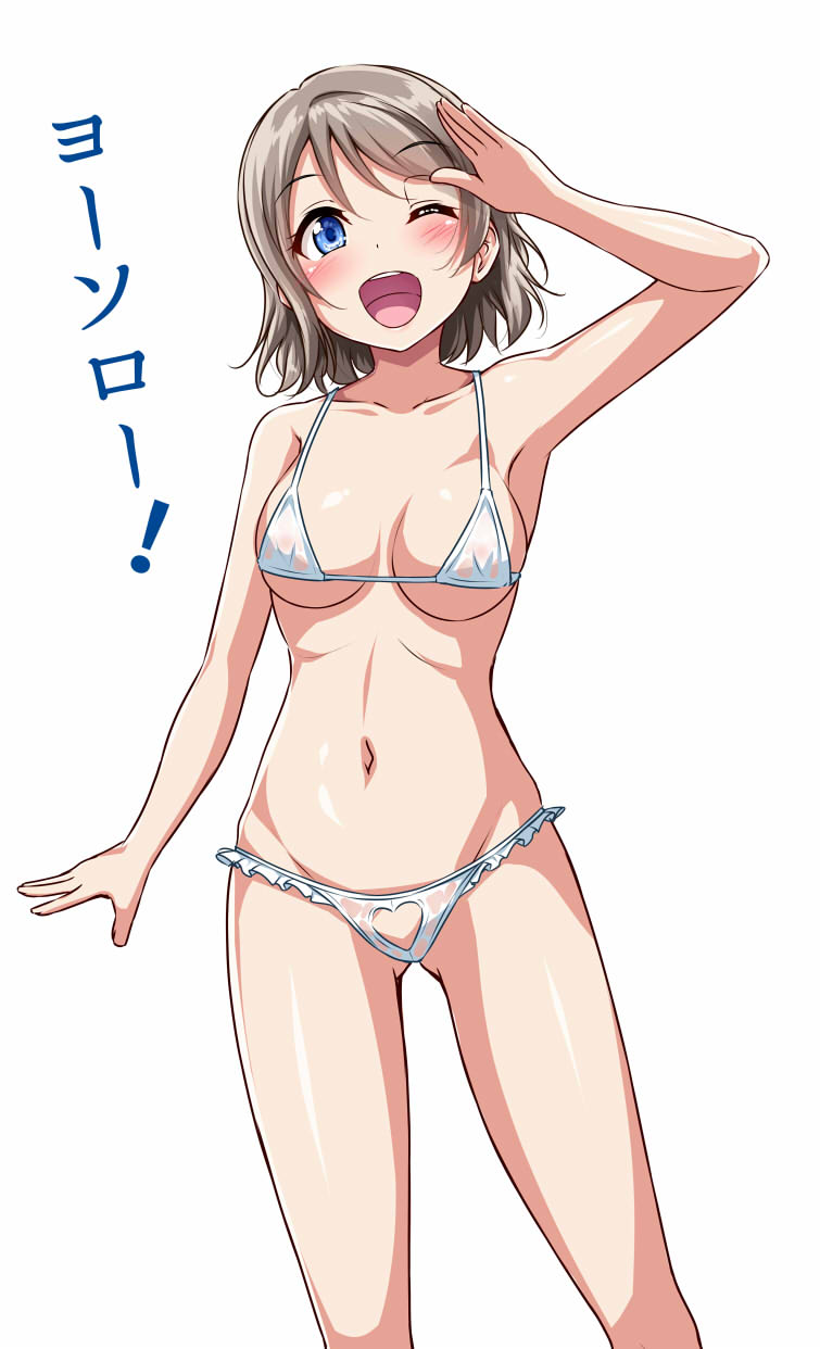 watanabe you (love live! and 1 more) drawn by yopparai_oni