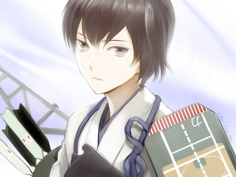 kaga (kantai collection) drawn by primary_stage