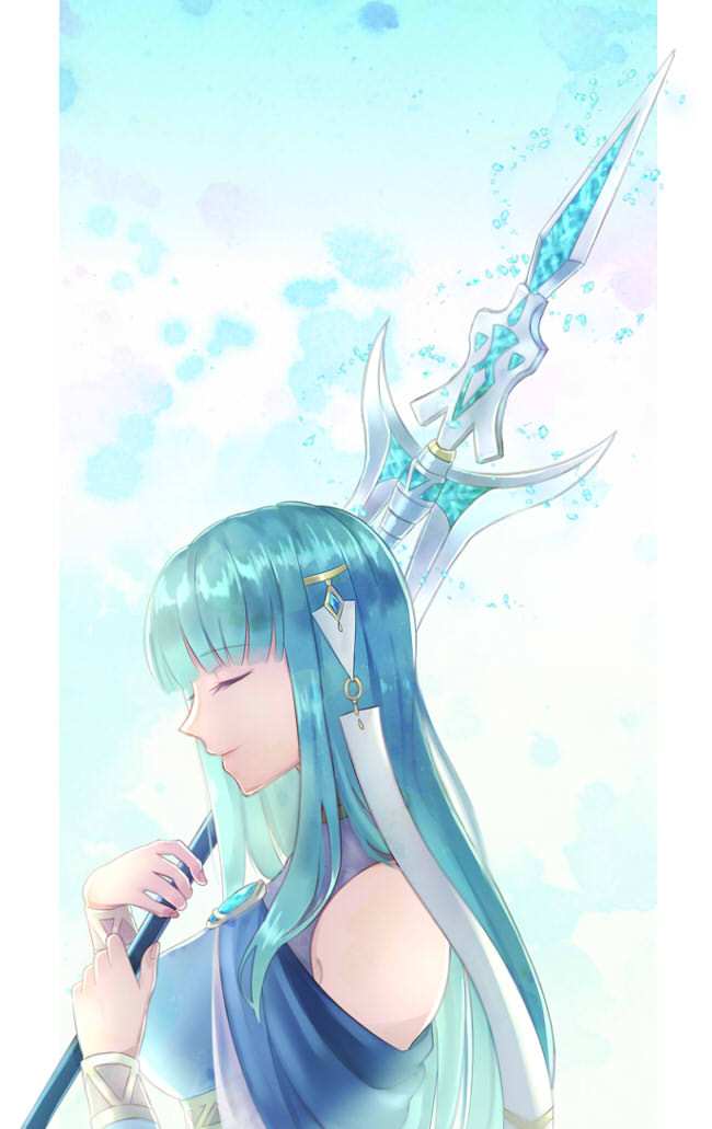 ninian (fire emblem and 2 more) drawn by taiga_kazame