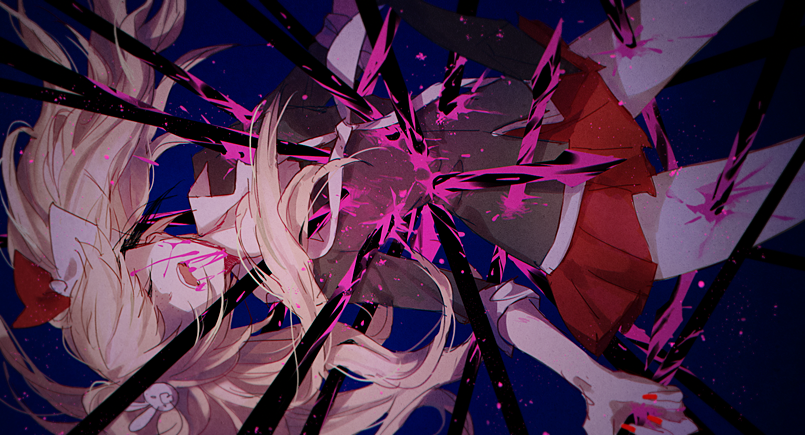 ikusaba mukuro (danganronpa and 1 more) drawn by io_(sinking=carousel)