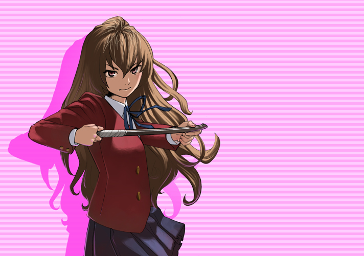 aisaka taiga (toradora! and 1 more) drawn by sakamoto_kengo
