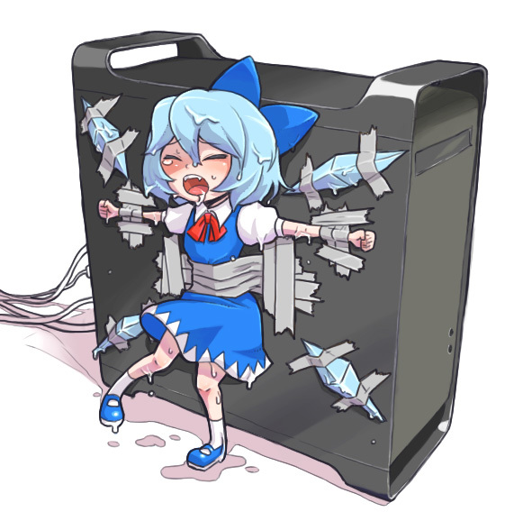 cirno (touhou and 2 more) drawn by kty_(04)