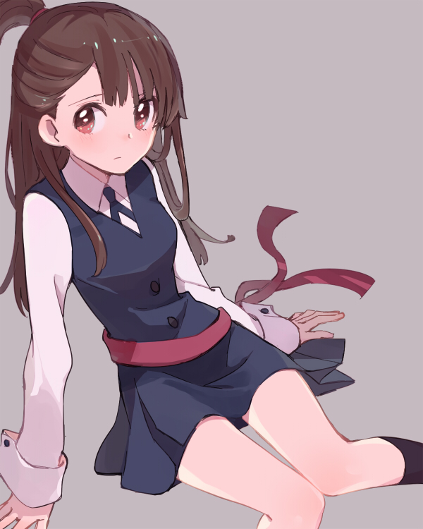kagari atsuko (little witch academia) drawn by sou_(tuhut)