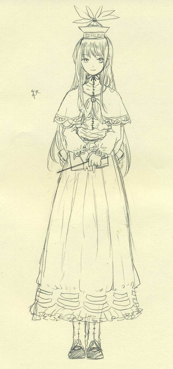 kamishirasawa keine (touhou) drawn by sugi