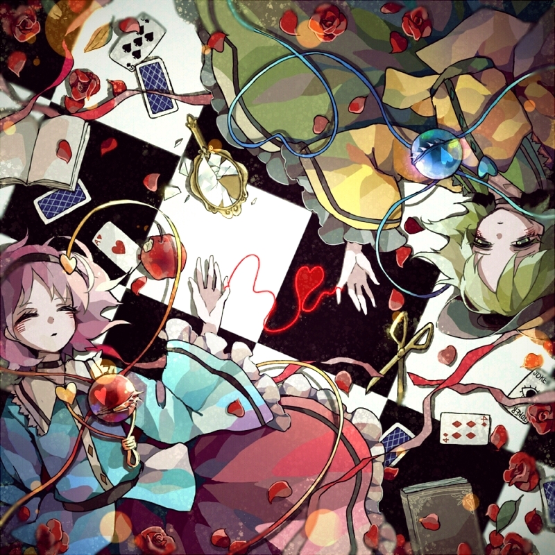 komeiji koishi and komeiji satori (touhou) drawn by itak69