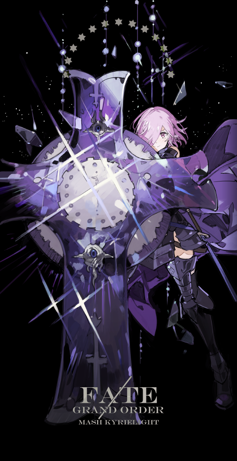 mash kyrielight (fate and 1 more) drawn by starshadowmagician