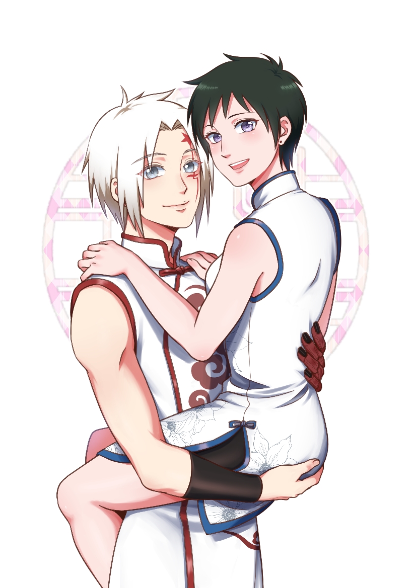 lenalee lee and allen walker (d.gray-man) drawn by shi_gong