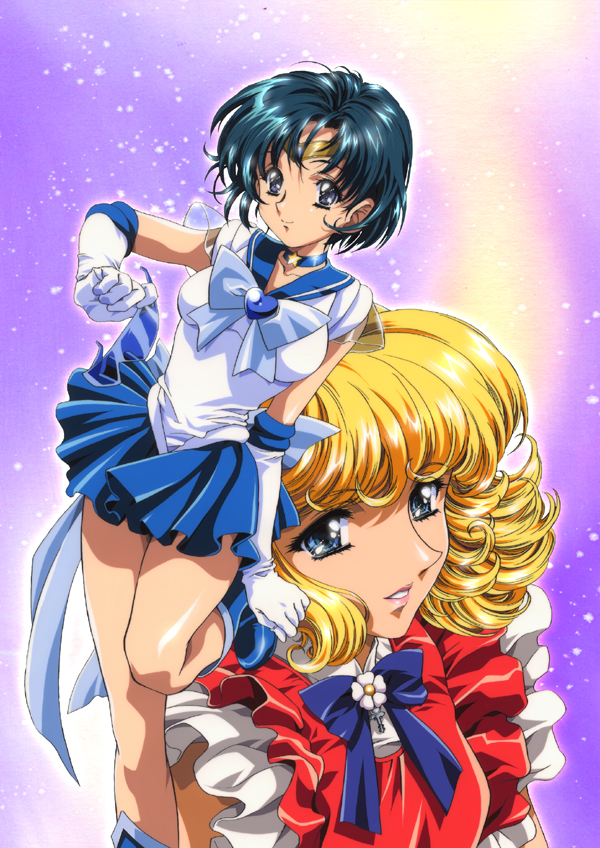 mizuno ami, sailor mercury, super sailor mercury, and lunlun (bishoujo senshi sailor moon and 1 more) drawn by kawarajima_kou