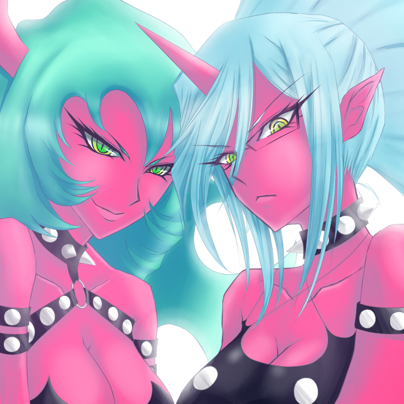 kneesocks and scanty (panty & stocking with garterbelt) drawn by ao_(daisuki)