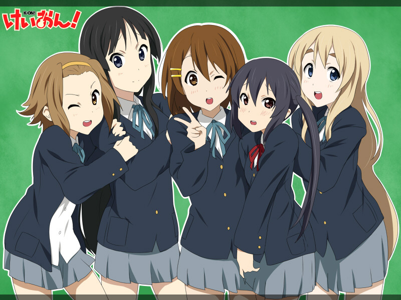 akiyama mio, nakano azusa, hirasawa yui, tainaka ritsu, and kotobuki tsumugi (k-on!) drawn by ikari_manatsu