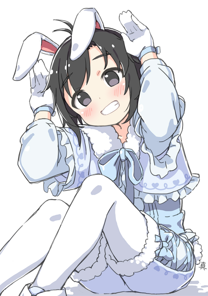 kikuchi makoto (idolmaster and 2 more) drawn by kuresuku_(lessons)
