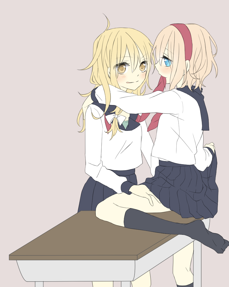kirisame marisa and alice margatroid (touhou) drawn by tsuno_no_hito