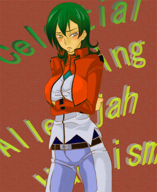 allelujah haptism (gundam and 1 more) drawn by roko