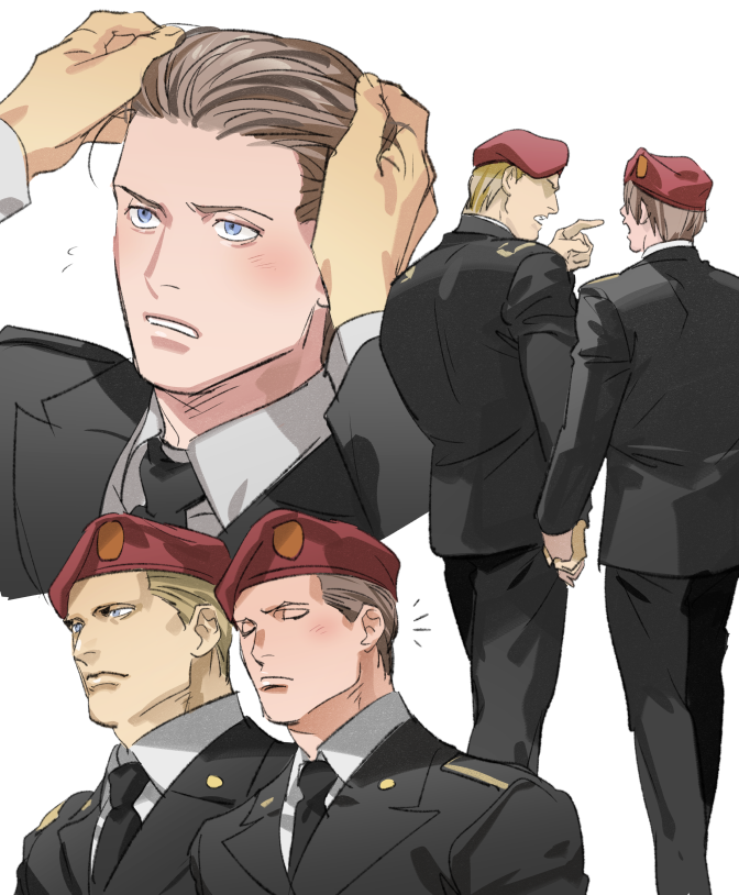 leon s. kennedy and jack krauser (resident evil and 1 more) drawn by tatsumi_(psmhbpiuczn)