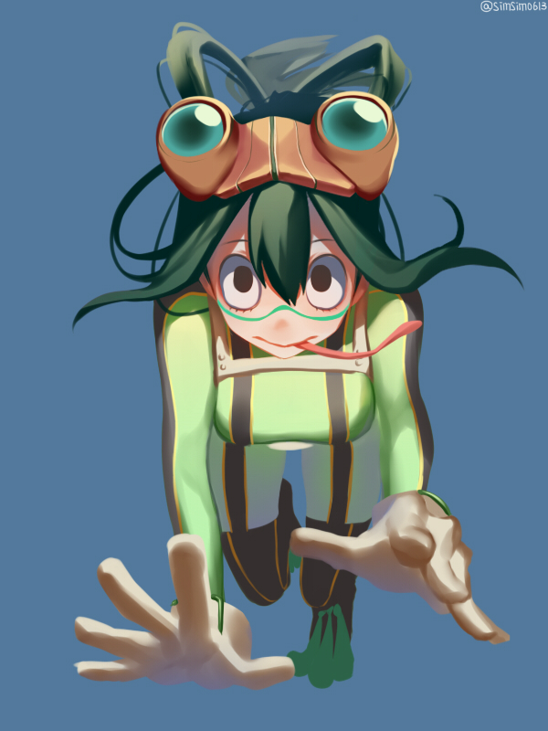 asui tsuyu (boku no hero academia) drawn by asd13