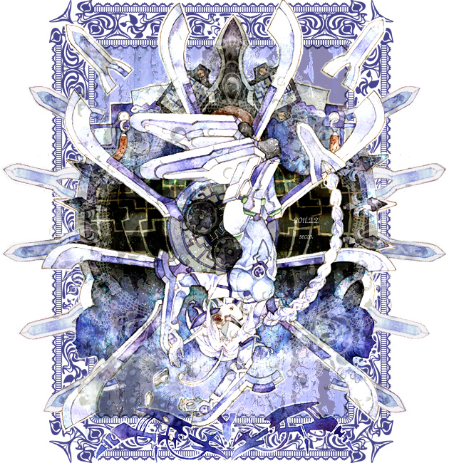 nu-13 (blazblue) drawn by sekko_(gerard_no_koibito)