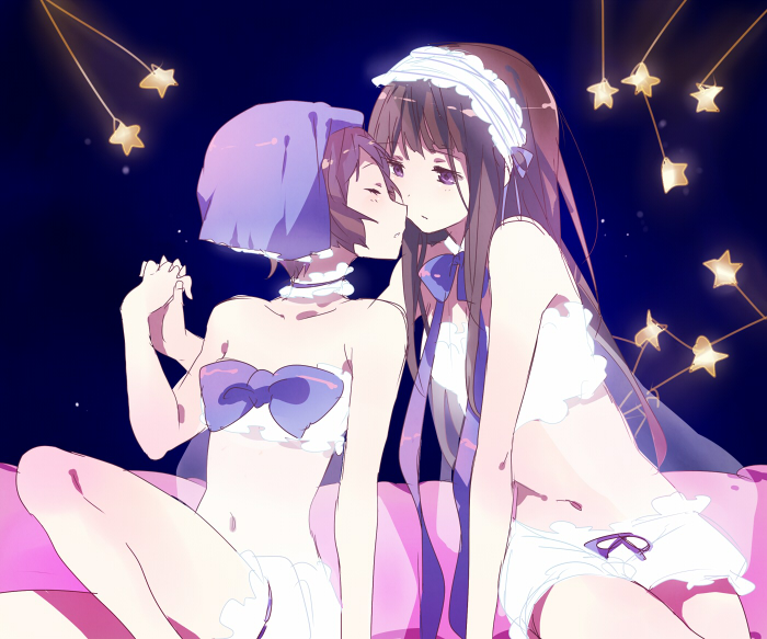chitanda eru and ibara mayaka (hyouka) drawn by ousaka_nozomi