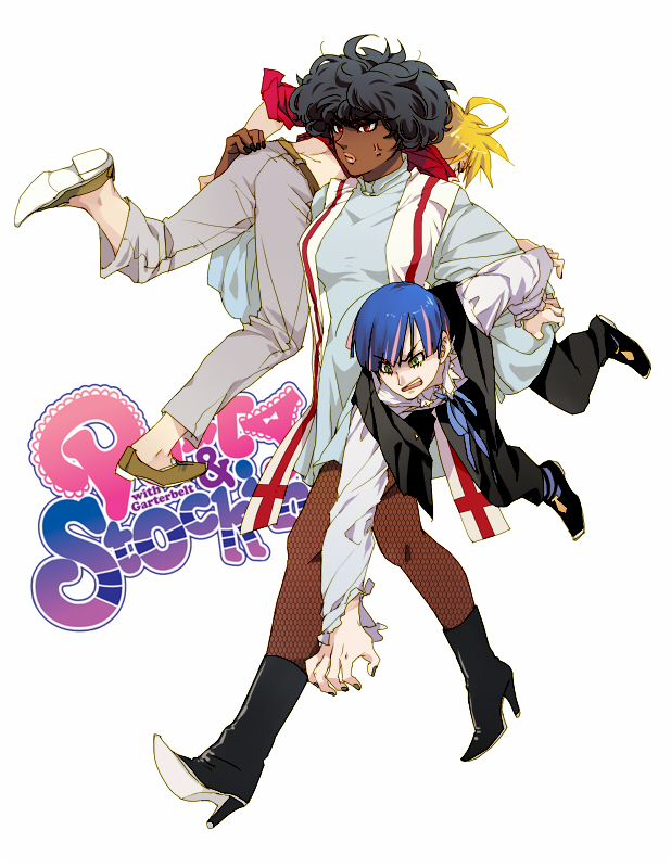 stocking, panty, and garterbelt (panty & stocking with garterbelt) drawn by pinki_(shounenkakuseiya)