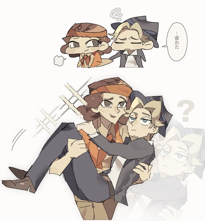 nick and lill (disventure camp) drawn by dokusuji_(kw9onou58)