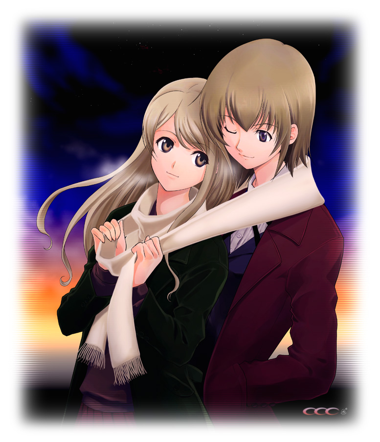 toudou shimako and satou sei (maria-sama ga miteru) drawn by shirotsumekusa