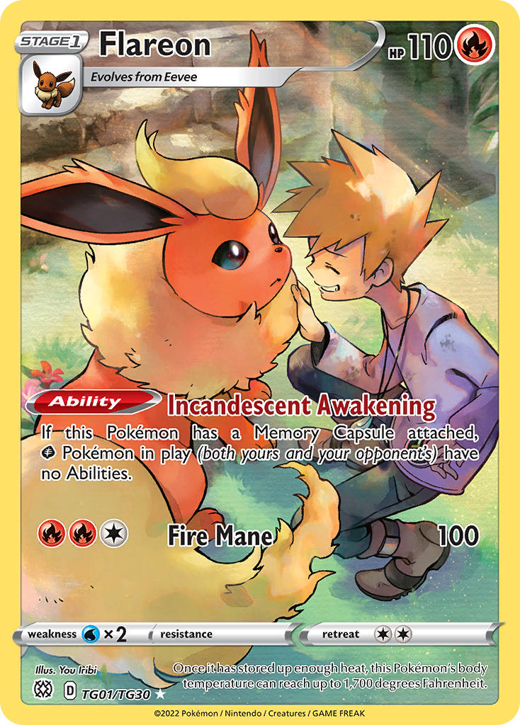 eevee, blue oak, and flareon (pokemon and 2 more) drawn by iribi_you