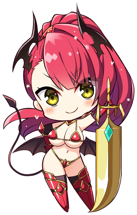 celestia lashiel (motto! haramase! honoo no oppai isekai chou ero succubus gakuen!) drawn by derauea